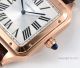 Swiss Grade Replica Cartier Santos-Dumont 9015 Watch Rose Gold leather Strap (5)_th.jpg